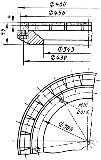 Круг алмазный чашечный формы 12A2S-45°