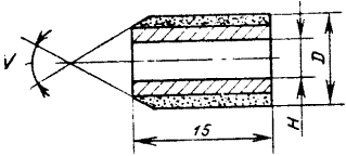 Круг алмазный шлифовальный конусный формы М8 и 1М8