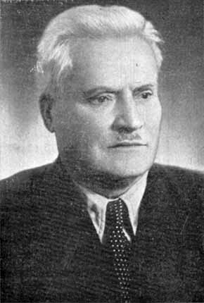Первый председатель рабочего комитета Главных мастерских, член КПСС с марта 1917 года П.А. Кулиненков. Снимок 1958 года